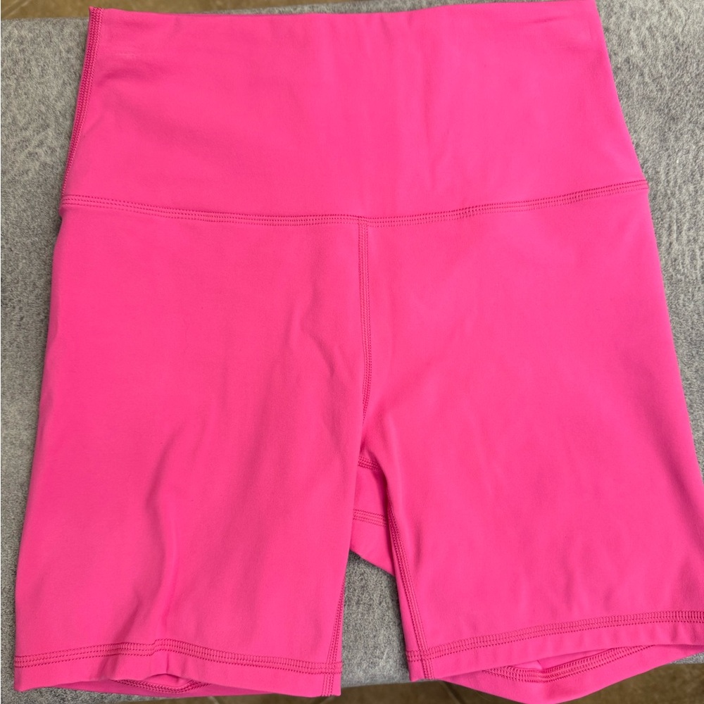 Women's Pink High-Waisted Shorts